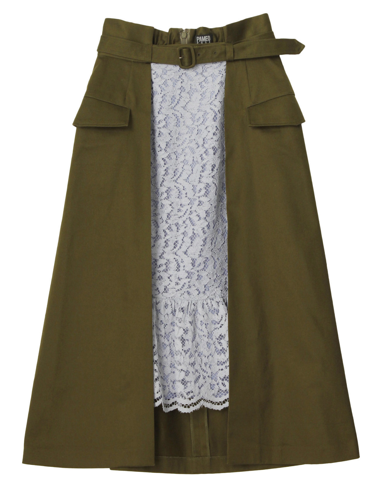 PAMEO POSE Wing Waist Skirt