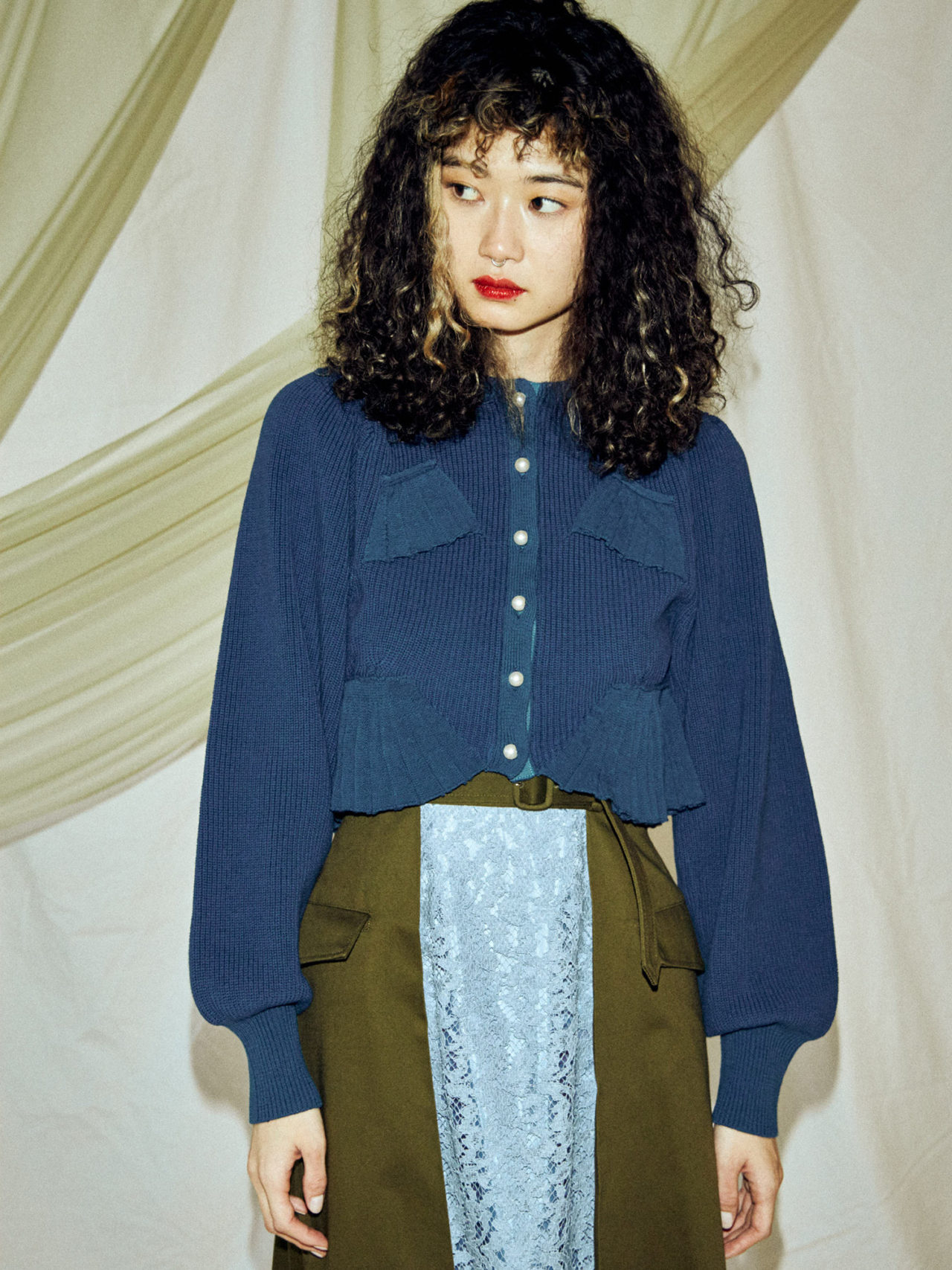 PAMEO POSE Shell Cardigan