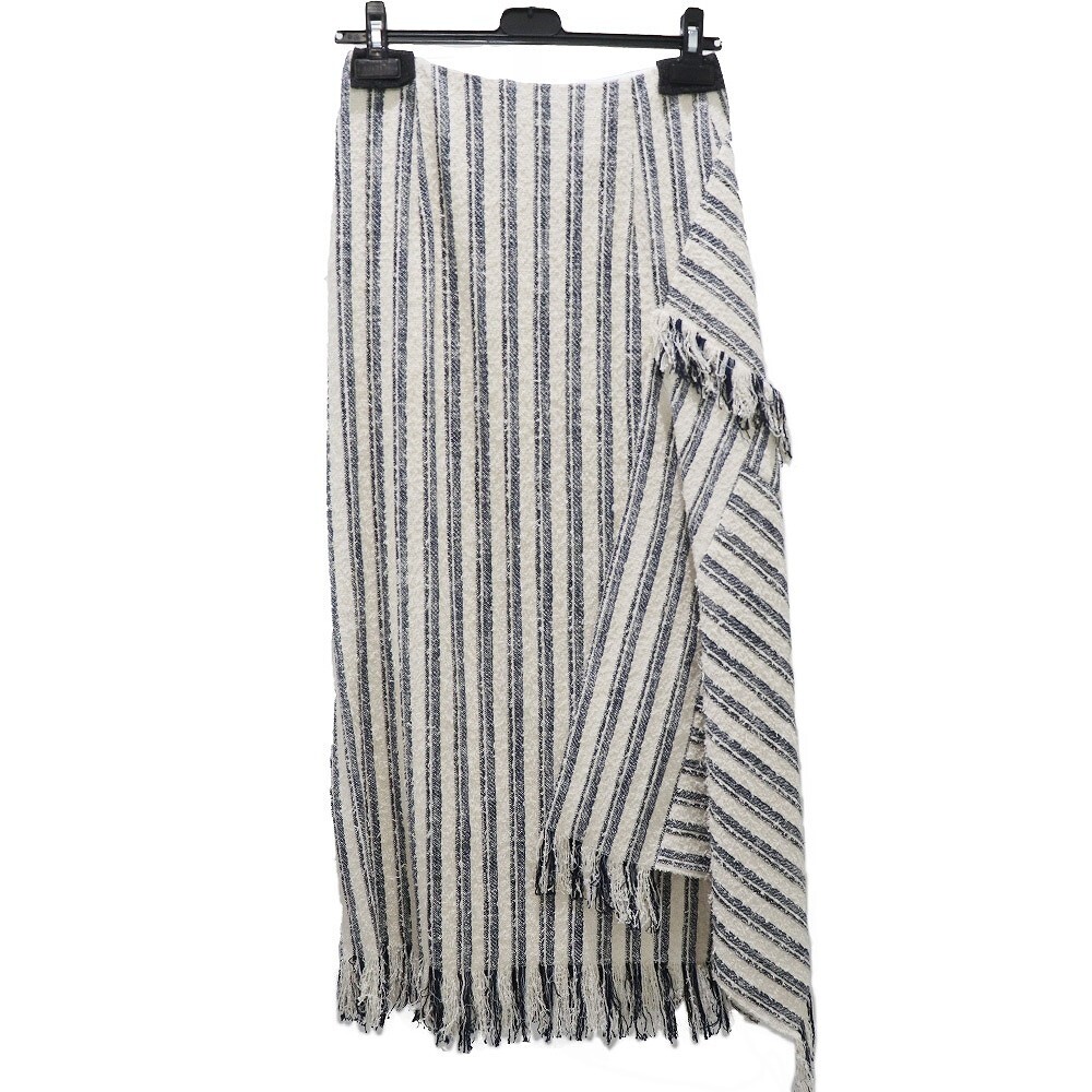 3.1 Phillip Lim ph long fringe asymmetrical skirt