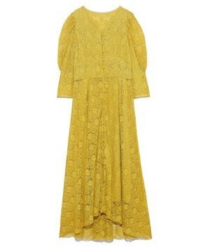 FURFUR フロントボタンレースワンピース