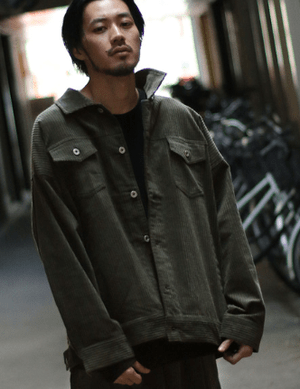 ZIP FIVE コーデュロイワイドGジャン