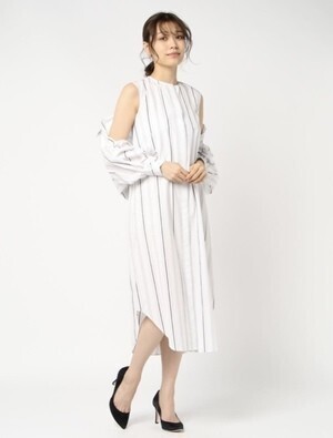 STAIR シャツワンピース