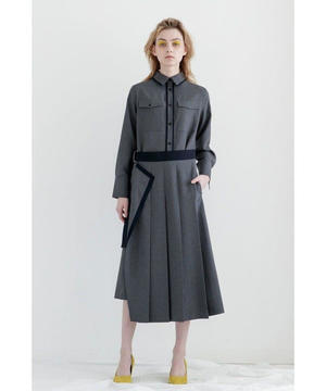 SALT+ JAPAN WRAP PLEAT ONE-PIECE