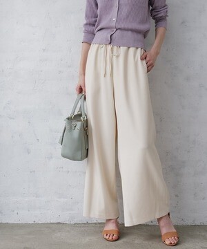TIENS ecoute ドロストワイドパンツ