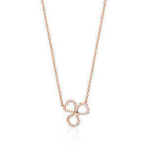 TIFFANY & Co. ダイヤモンド オープン フラワー ペンダント