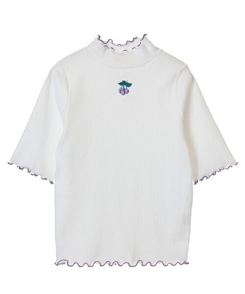 Candy Stripper CHERRY/BEAR RIB トップス