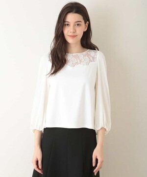 TARA JARMON レースカットソー