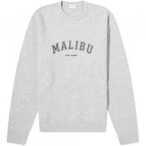 SAINT LAURENT Saint Laurent Malibu Print Crew Sweat