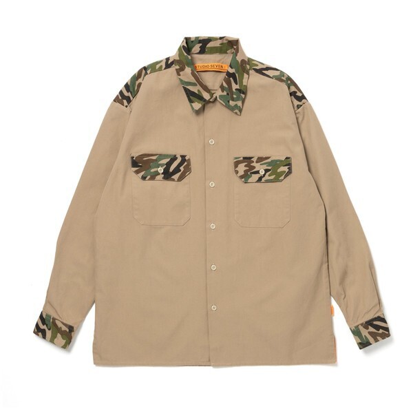 STUDIO SEVEN Camo Work Shirt