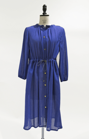 LAPINE BLEUE カールマイヤー楊柳ロングブラウス
