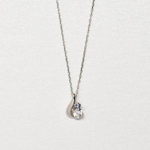 TAKE-UP シンプルしずくネックレス(WG)