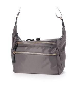 SAC unit ダブルファスナー ナイロン ショルダーバッグ
