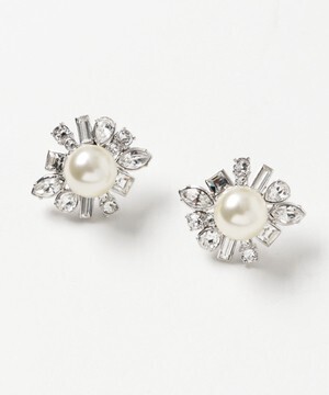 Grosse NY NY By Amanda ビジュー ピアス プラチナ