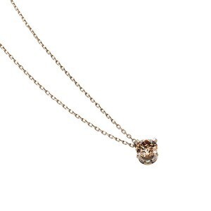 Brown Diamond ソリティア ペンダント