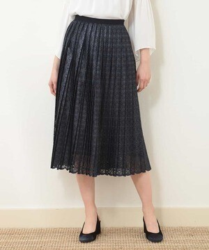TARA JARMON レースプリーツスカート