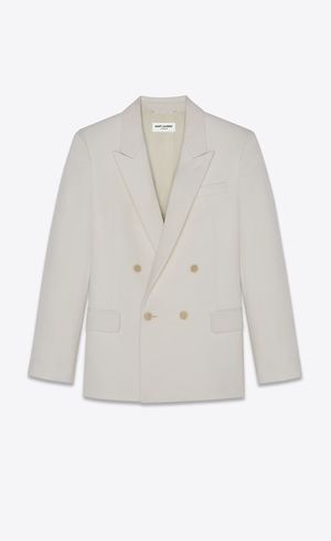 SAINT LAURENT ダブルブレステッド テーラードジャケット