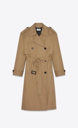 SAINT LAURENT オーバーサイズ トレンチコート