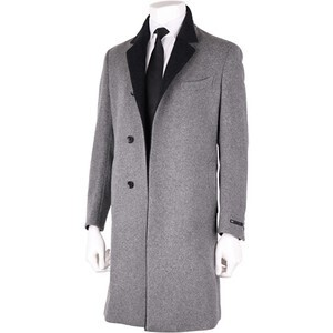 SUIT SELECT 【SKINNY】ウールブレンドフライフロントチェスターベルテッドコート