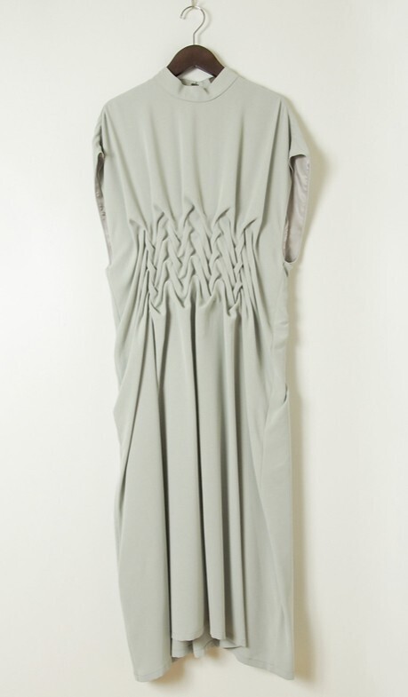 Create Clair Smocking standneck dress