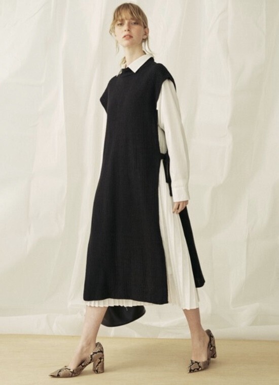 COTORICA. ニットセットプリーツワンピース
