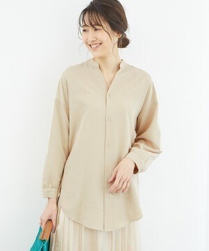 ROPE’ PICNIC 裾スリットチュニックシャツ