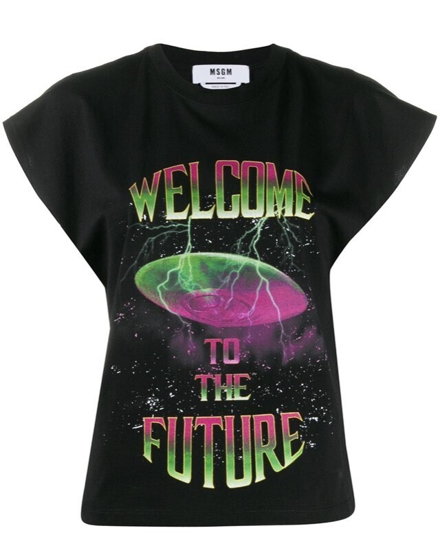 MSGM プリント Tシャツ