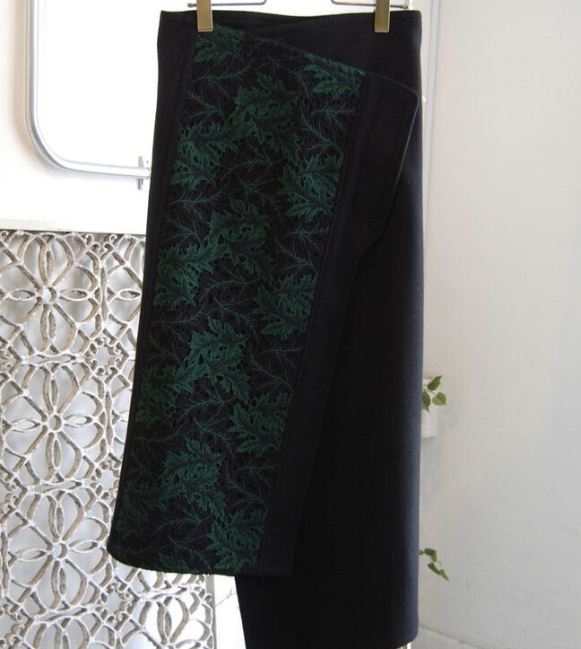 SHIROMA 19-20A/W wool wrap skirt