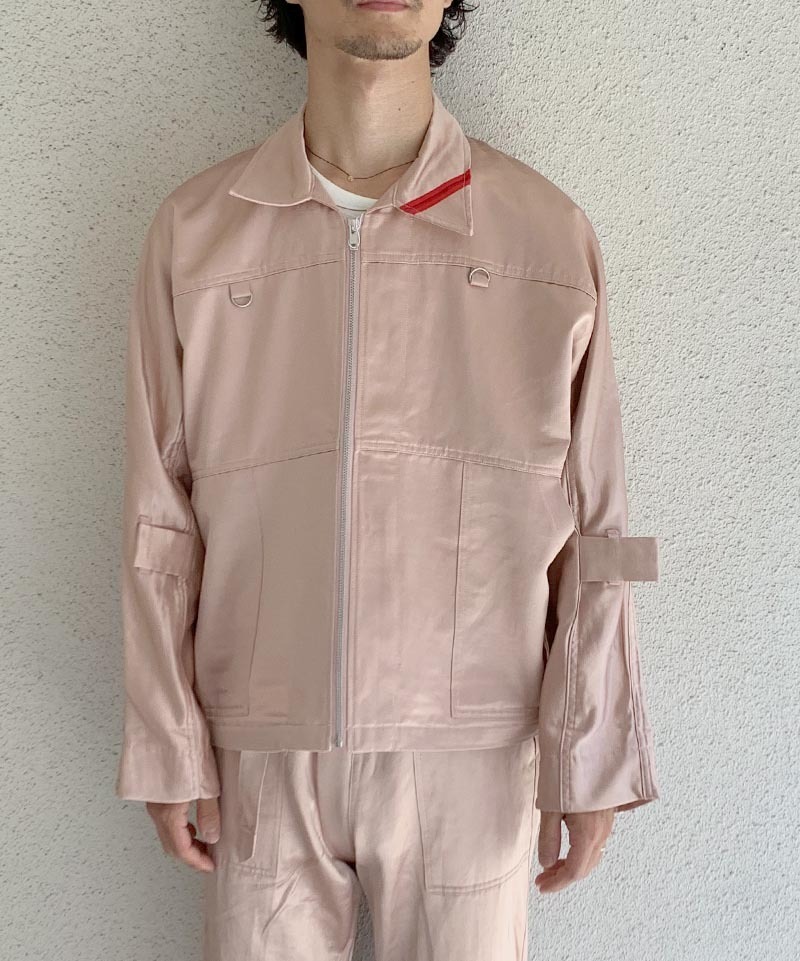 PHINGERIN ZIP RUN JACKET SATIN