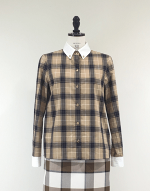 LAPINE BLEUE トラッドチェッククレリックシャツ
