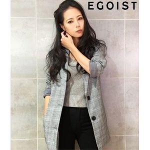 EGOIST パネル切替チェックジャケット