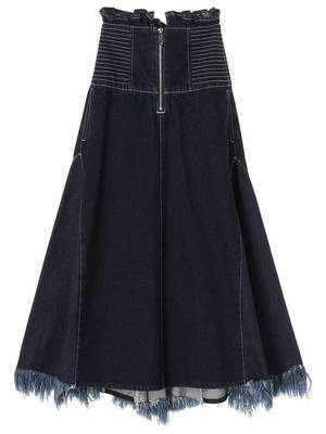 UN3D. ASYMME DENIM SK