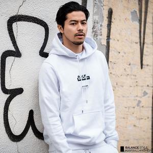 BALR. CONTRASTING LOGO HOODIE
