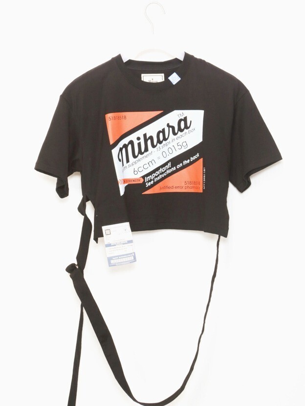 Maison MIHARA YASUHIRO BACK OPEN T-SHIRT
