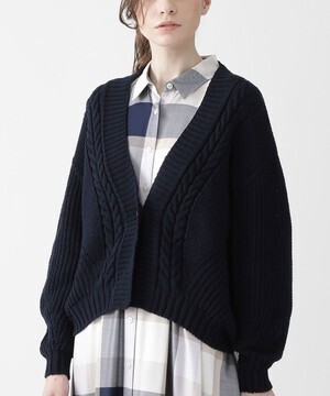 BLUE LABEL CRESTBRIDGE バルキーコードケーブルニット