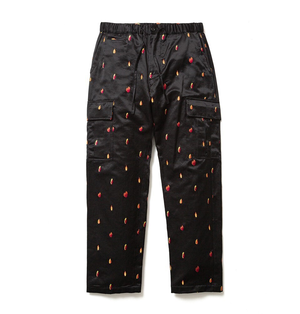SON OF THE CHEESE Fire SATIN Cargo Pants