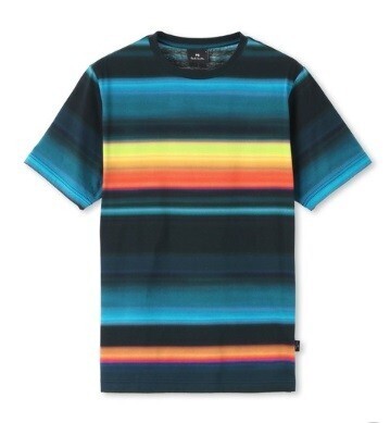 Paul Smith マルチボーダープリントTシャツ