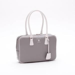 A.D.M.J. DANUBIO BI-COLORI BOSTONBAG 28cm