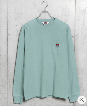 BEN DAVIS WEGO/BEN DAVIS ベンデイビス 別注ポケットビッグシルエットロンT