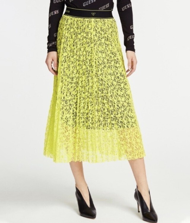 GUESS MALAK LACE LONG SKIRT