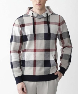 BLACK LABEL CRESTBRIDGE クレストブリッジチェックプルオーバーパーカー