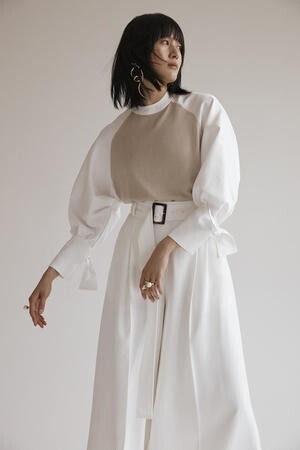 ADEAM White Belted Culotte Pant
