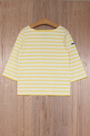 Marie Christine GRAMMATICO BOAT-NECK 3/4SLEEVE BASQUE SHIRT