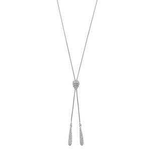 VENDOME BOUTIQUE スワロフスキー?・クリスタル ラリエット ネックレス
