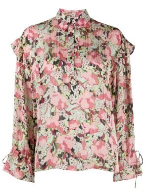 PINKO フローラル シャツ