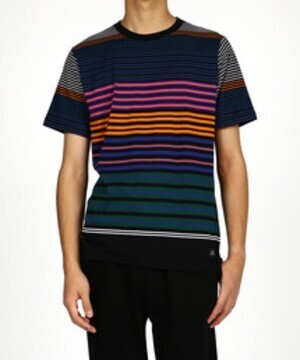 Paul Smith MULTI BORDER T-SHIRT