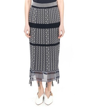 Mame Kurogouchi KNIT SKIRT