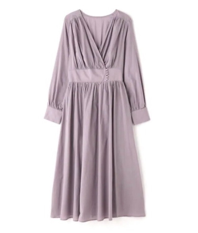 N.(N. Natural Beauty Basic) コットンローンカシュクールワンピース