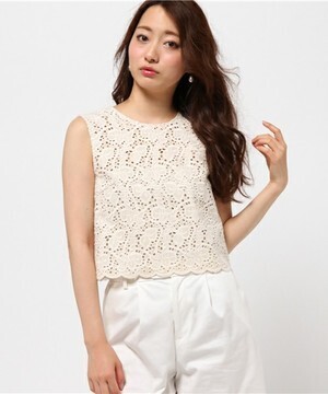 JILLSTUART アイヴィーンエンブロイダリー ブラウス