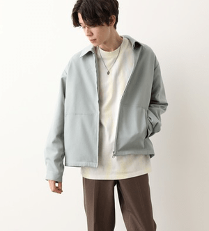 JUNRed ウォッシャブルサージブルゾン
