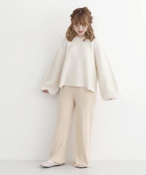 merlot 2wayニットプルオーバー